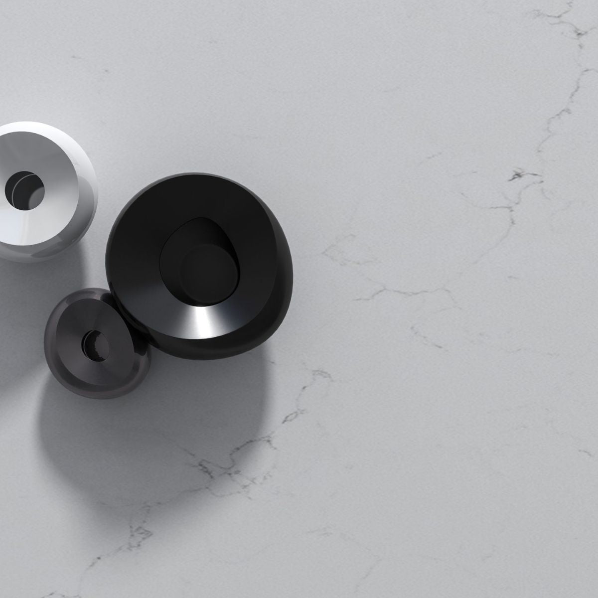 River Breeze - 900mm Zero Silica Stone Benchtop