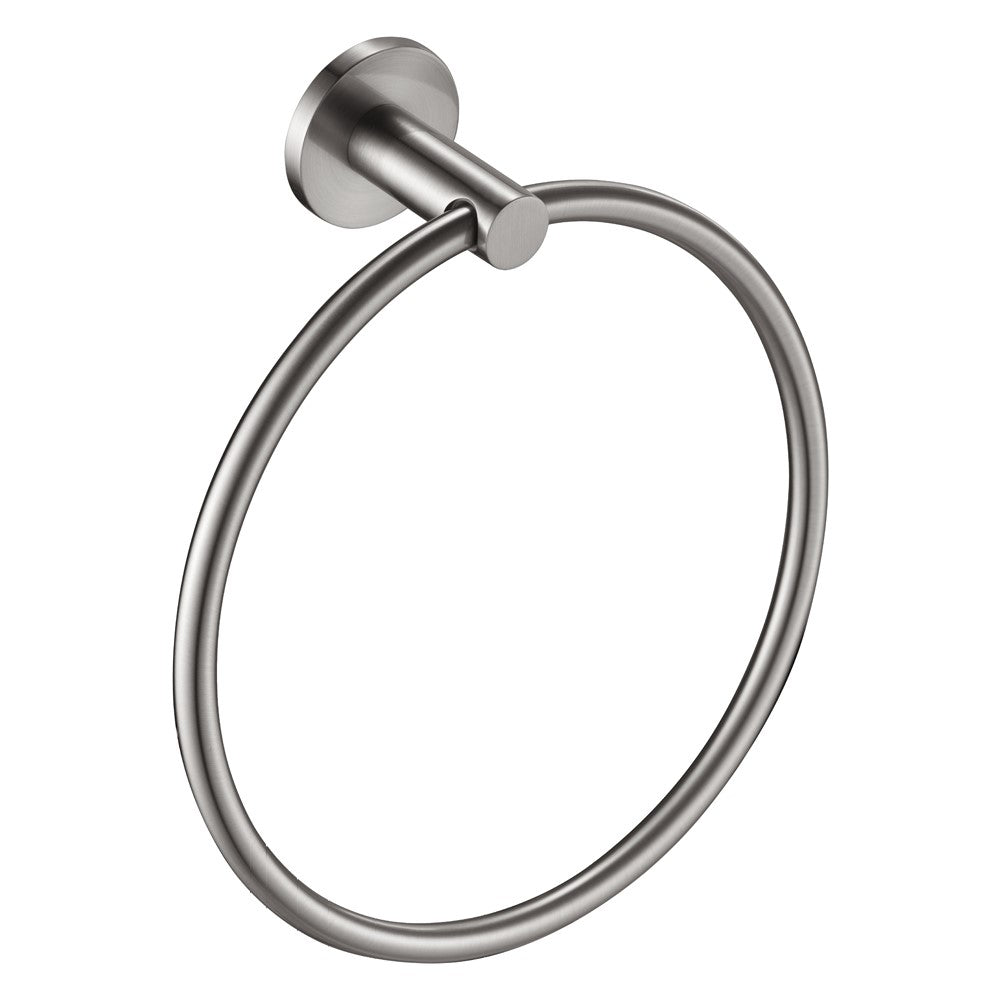Mica - Brushed Nickel Hand Towel Ring