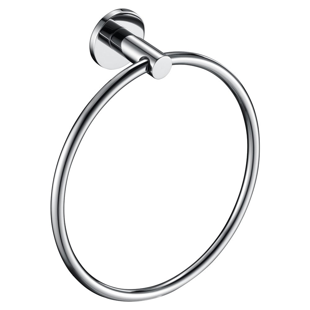 Mica - Polished Chrome Hand Towel Ring