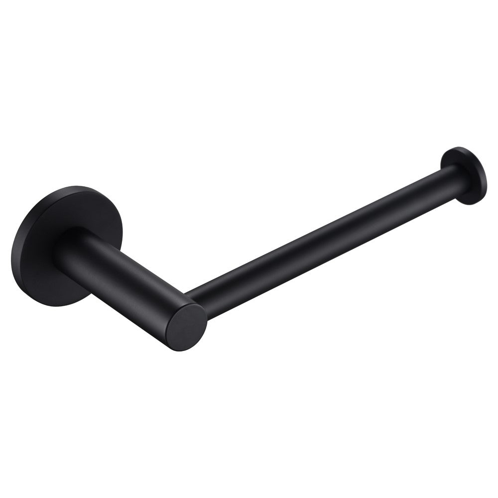 Mica - Matte Black Toilet Roll Holder