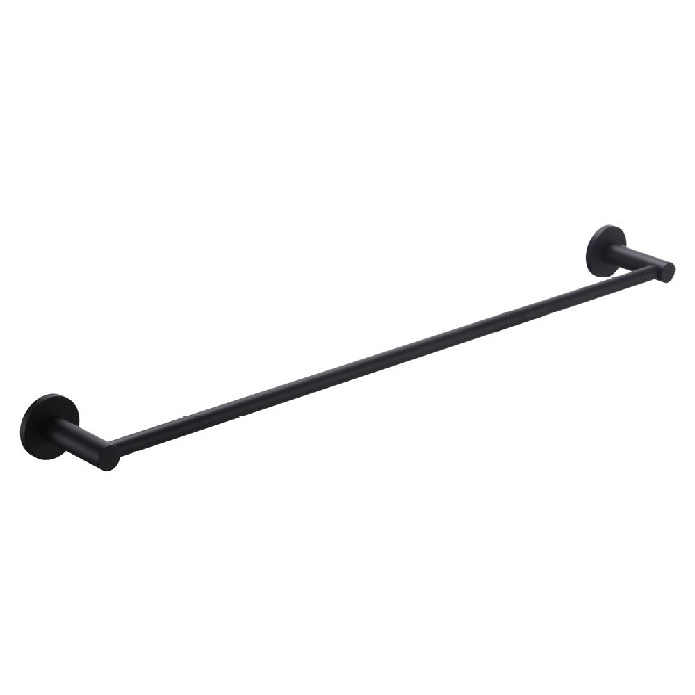 Mica - Matte Black 600mm Single Towel Rail