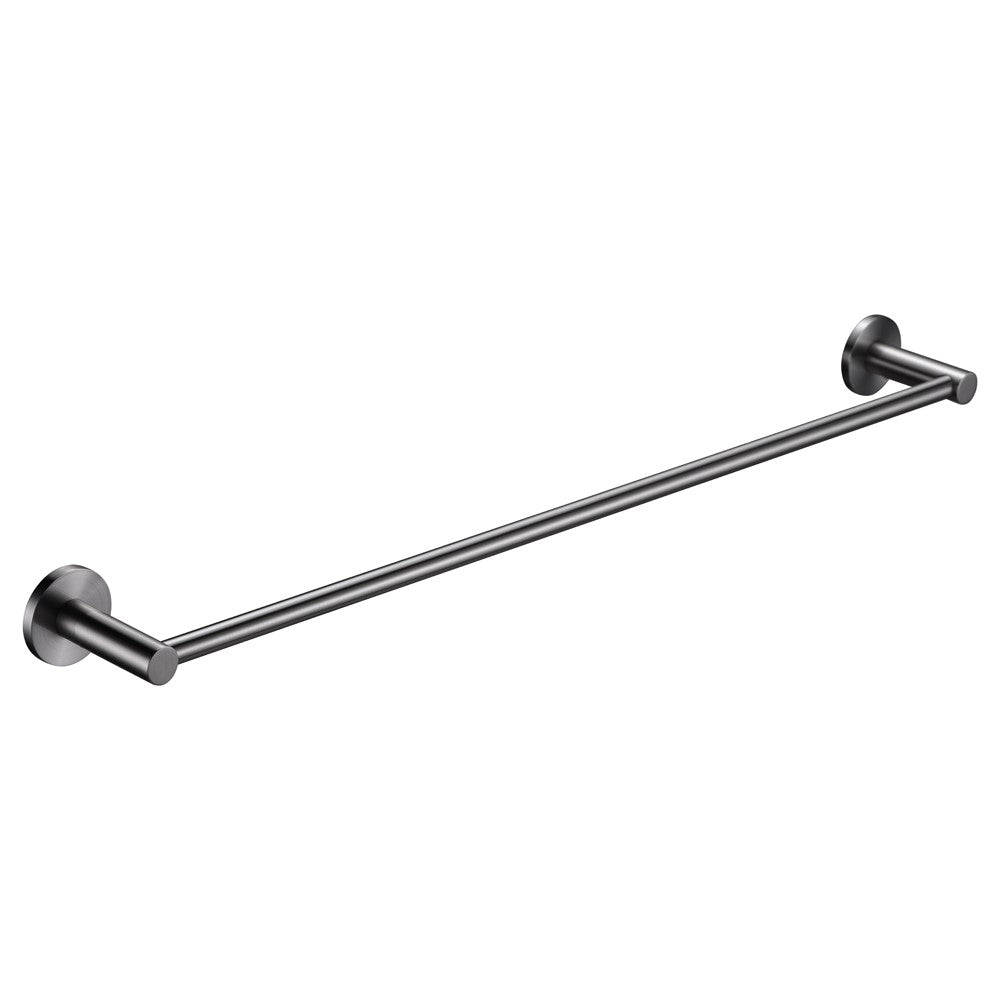 Mica - Brushed Nickel 800mm Single Towel Rail
