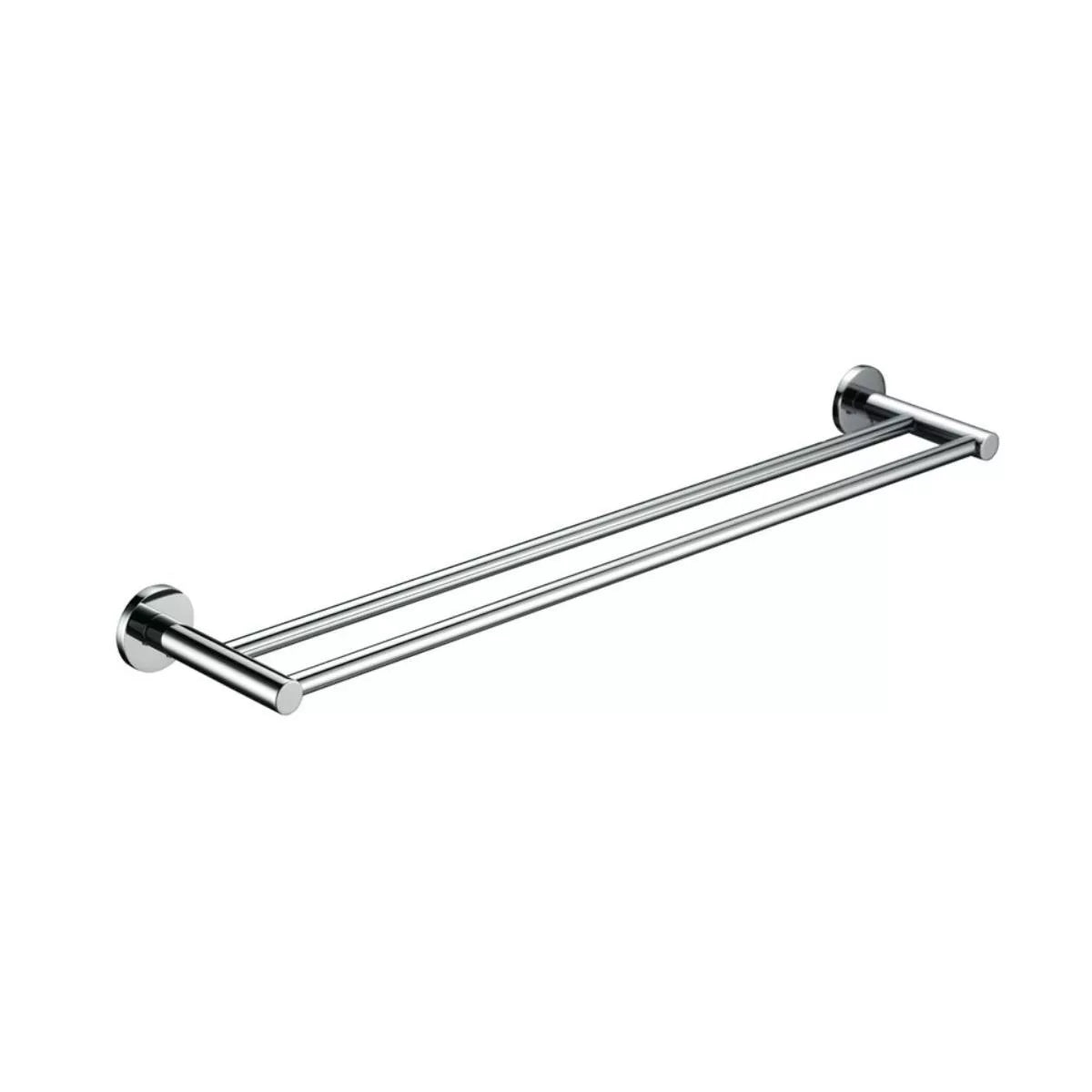 Mica - 600mm Polished Chrome Double Towel Rail