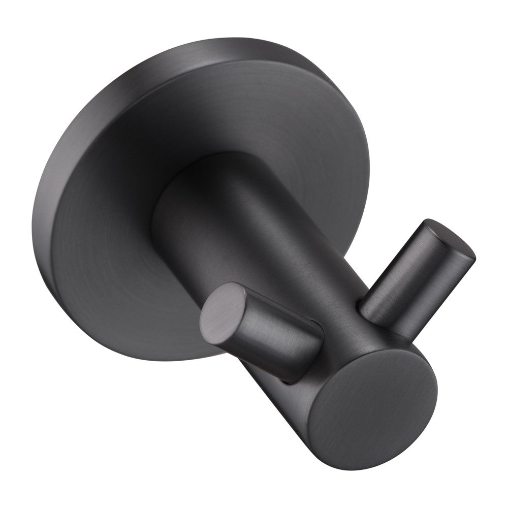 Mica - Gunmetal Double Robe Hook