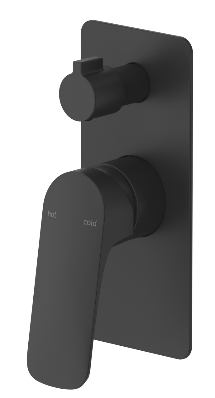 Kaza - Shower Mixer Diverter - 1P - TRIM KIT ONLY