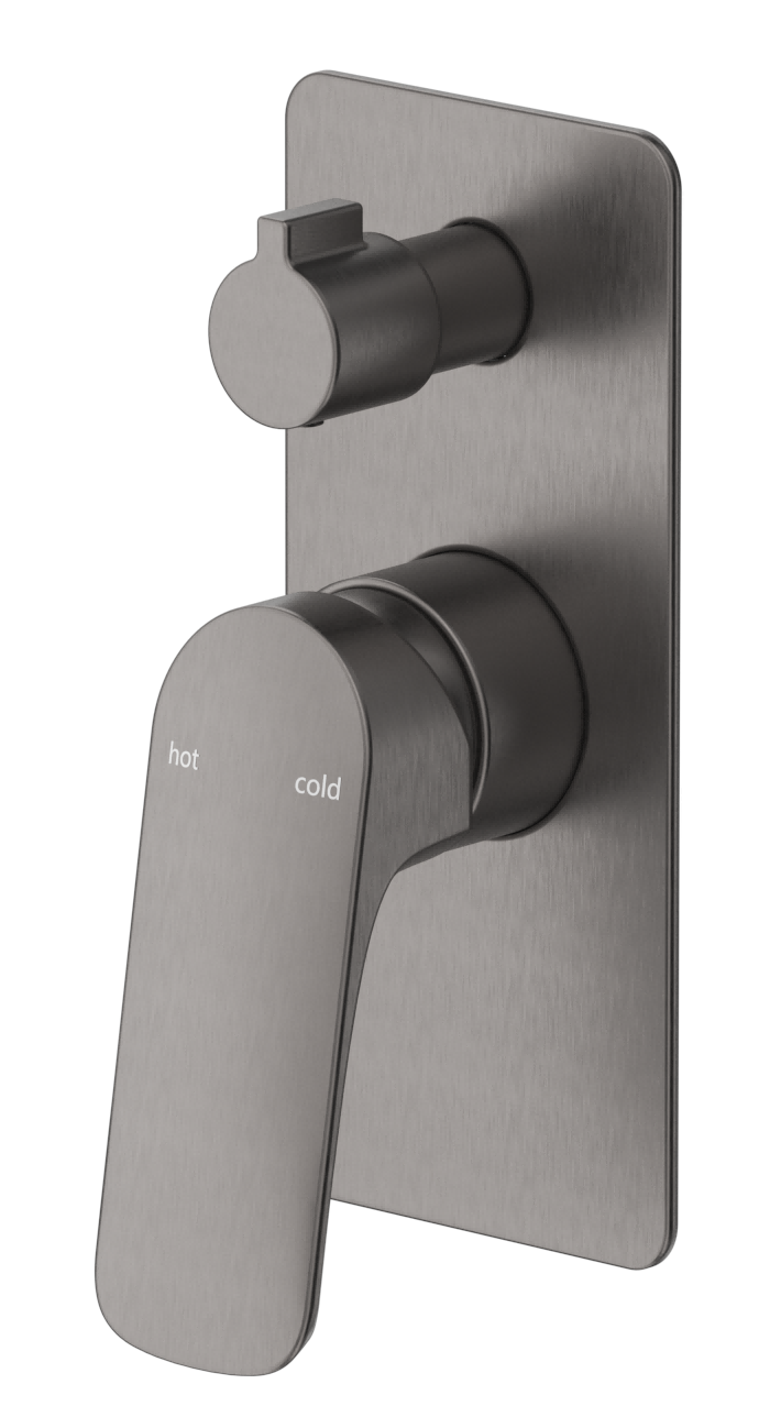 Kaza - Shower Mixer Diverter - 1P - TRIM KIT ONLY