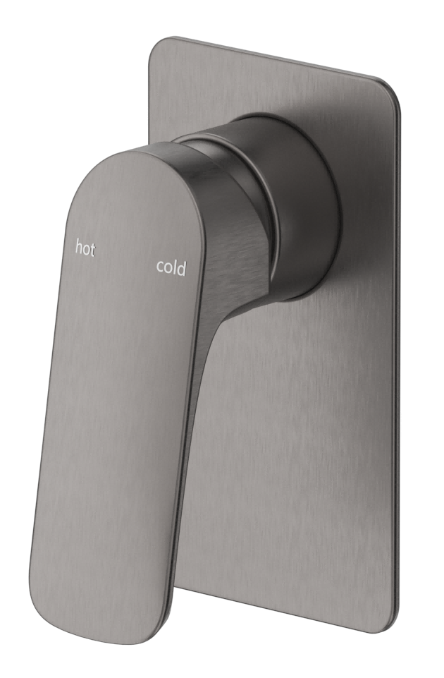 Kaza - Shower Mixer Square Plate - TRIM KIT ONLY