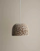 Small Bell Pendant - White Ochre