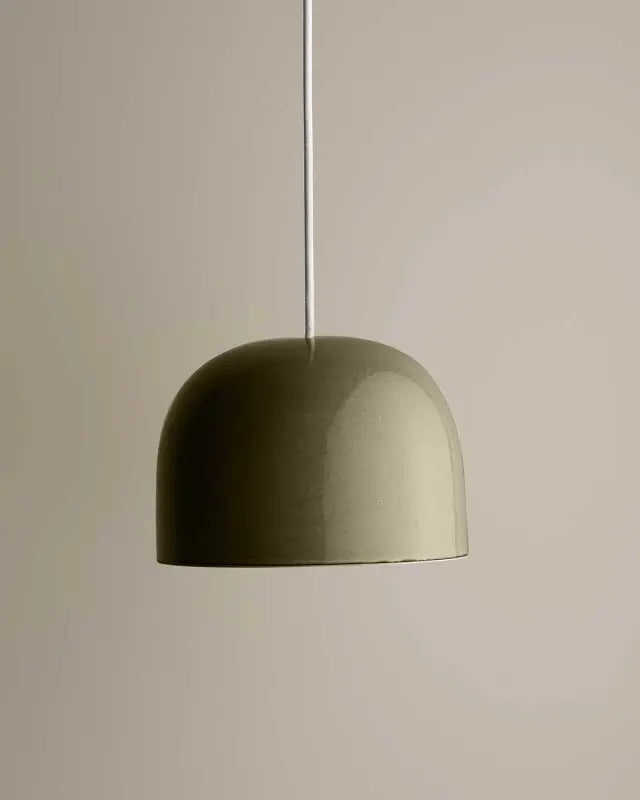 Large Bell Pendant - Olive