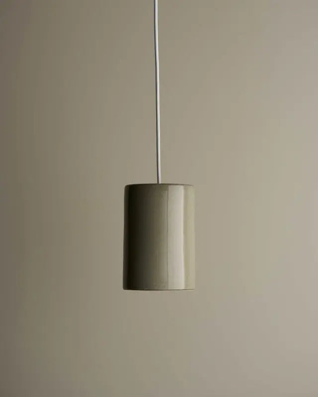 Small Cylinder Pendant - Saltbush