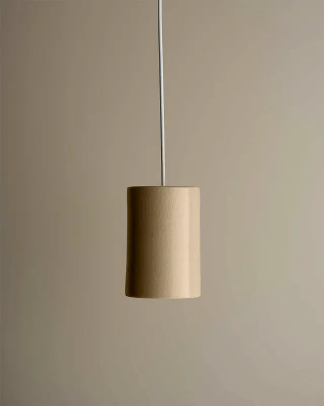 Small Cylinder Pendant - Sand