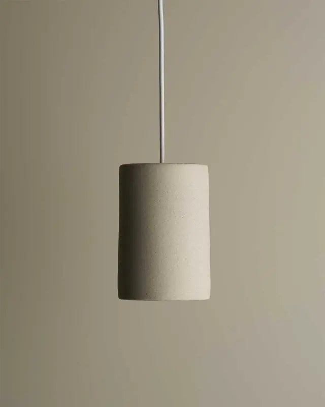Large Cylinder Pendant - Stone