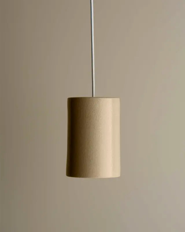 Large Cylinder Pendant - Sand