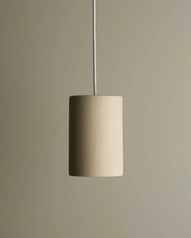 Large Cylinder Pendant - Bone