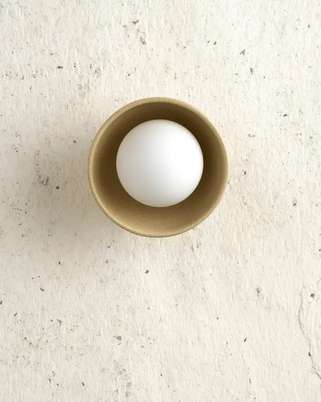 Bowl Wall Sconce Sand