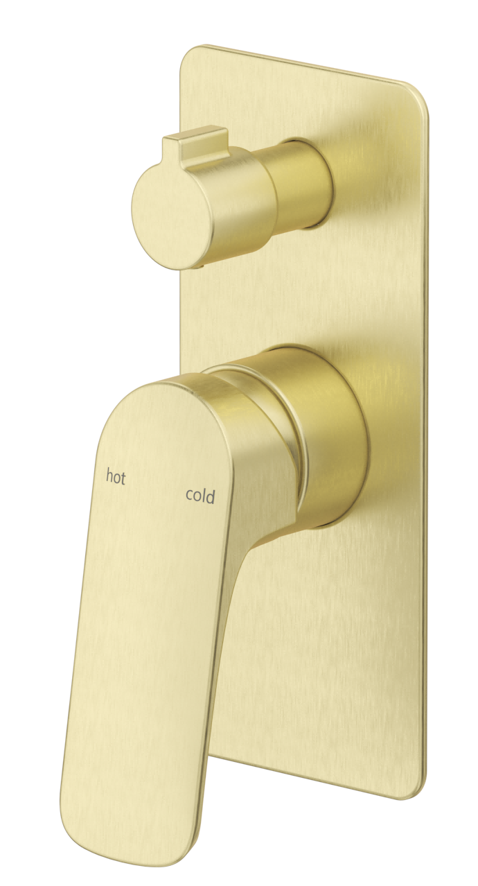 Kaza - Shower Mixer Diverter - 1P - TRIM KIT ONLY