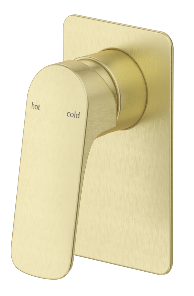 Kaza - Shower Mixer Square Plate - TRIM KIT ONLY