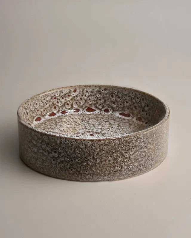 Clay 350 - Round Hand Basin/White Ochre