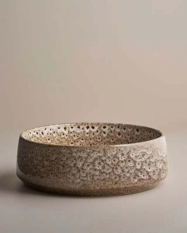 Kiln 360 - Round Hand Basin/White Ochre