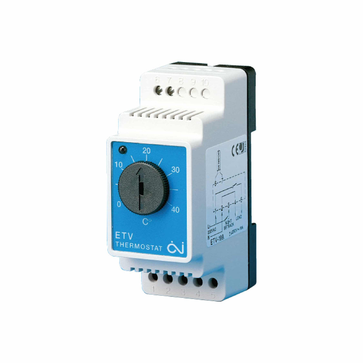 Thermotouch - DIN Mounted Manual Thermostat 16A Max Load