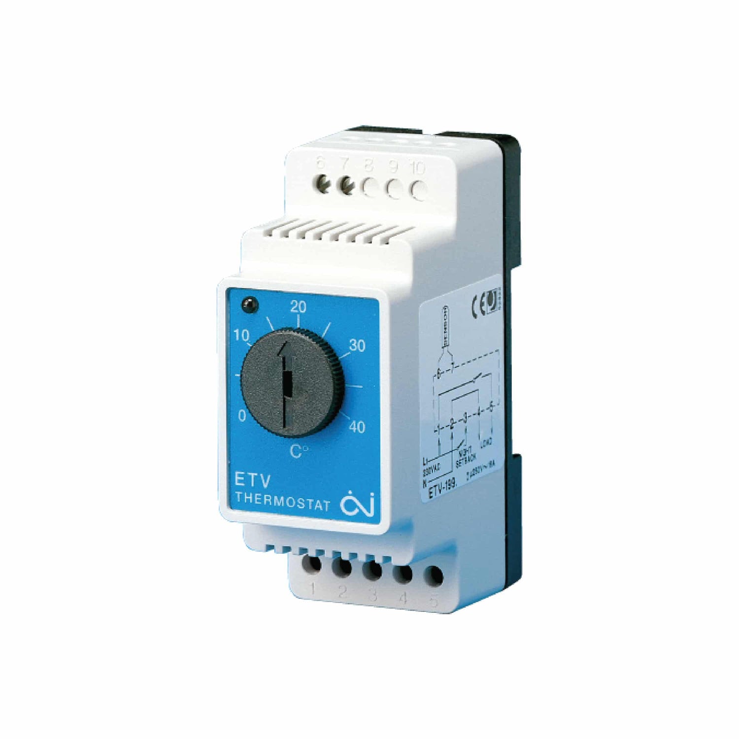 Thermotouch - DIN Mounted Manual Thermostat 16A Max Load