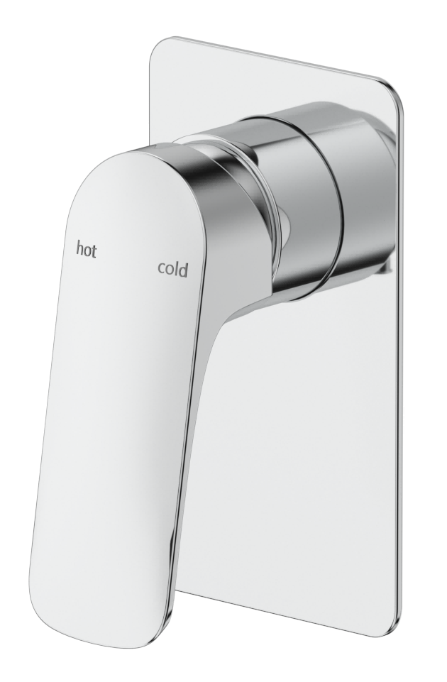 Kaza - Shower Mixer Square Plate - TRIM KIT ONLY