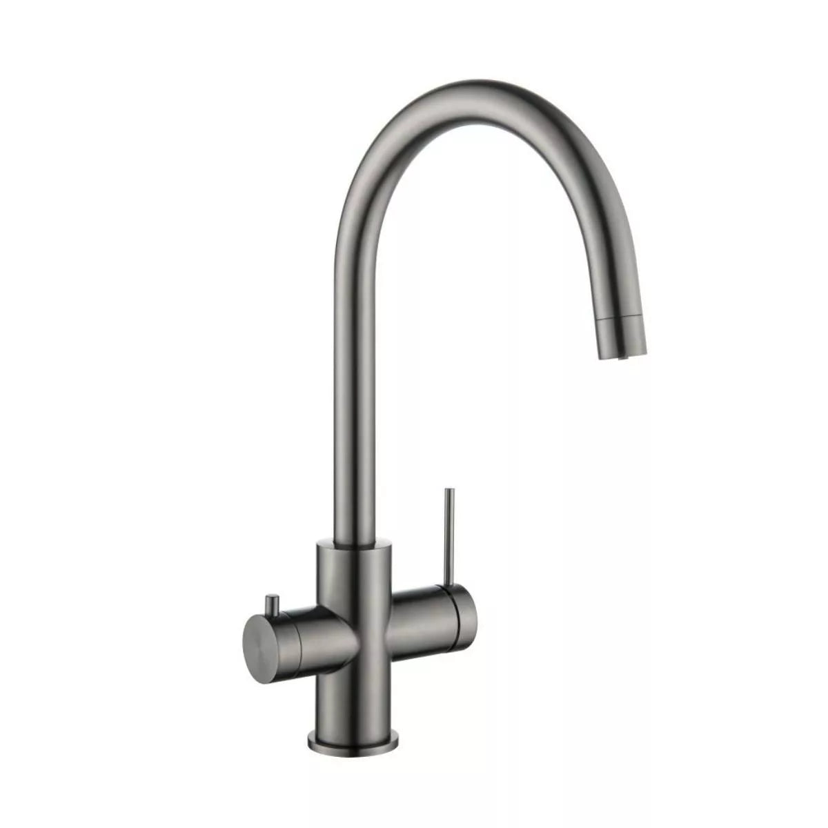 Mica - Gunmetal 3-way Filtered Kitchen Mixer