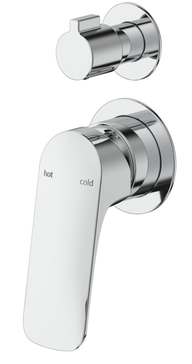 Kaza - Shower Mixer Diverter - 2P - TRIM KIT ONLY