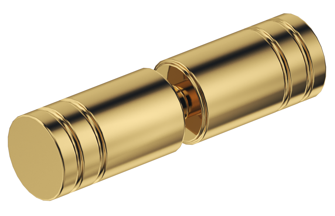 Shower Screen Handle - Round Slotted