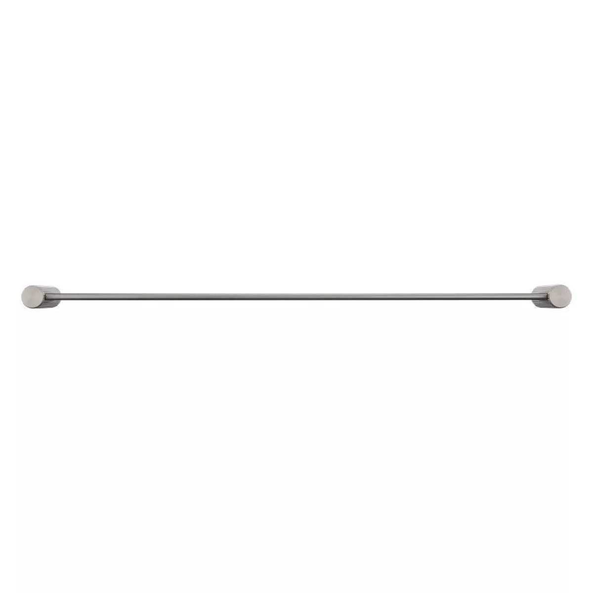 Mica - 800mm Brushed Nickel Fluted Double Towel Rail
