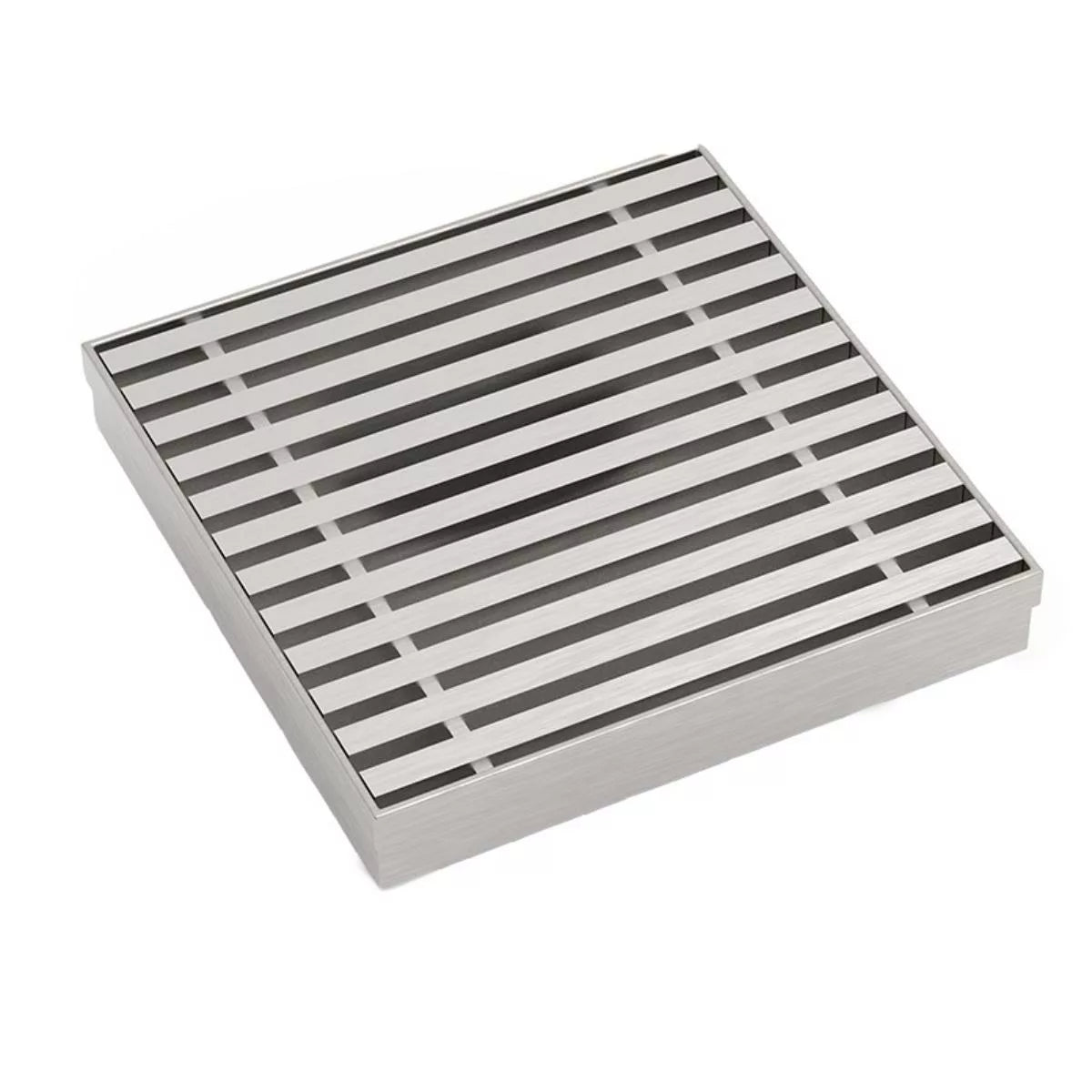 Shower Grate - 100mm Stainless Steel Tile Insert