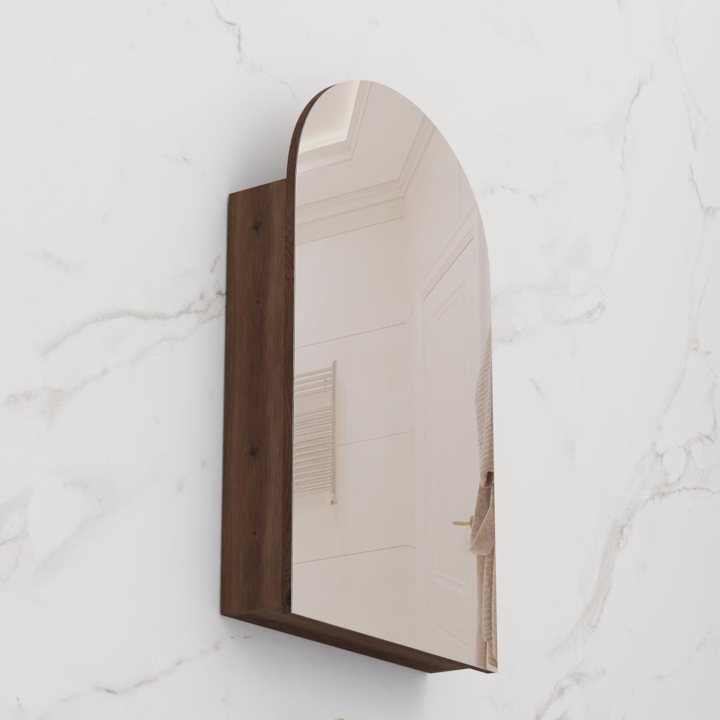 Arka - 500mm Chestnut Shaving Cabinet