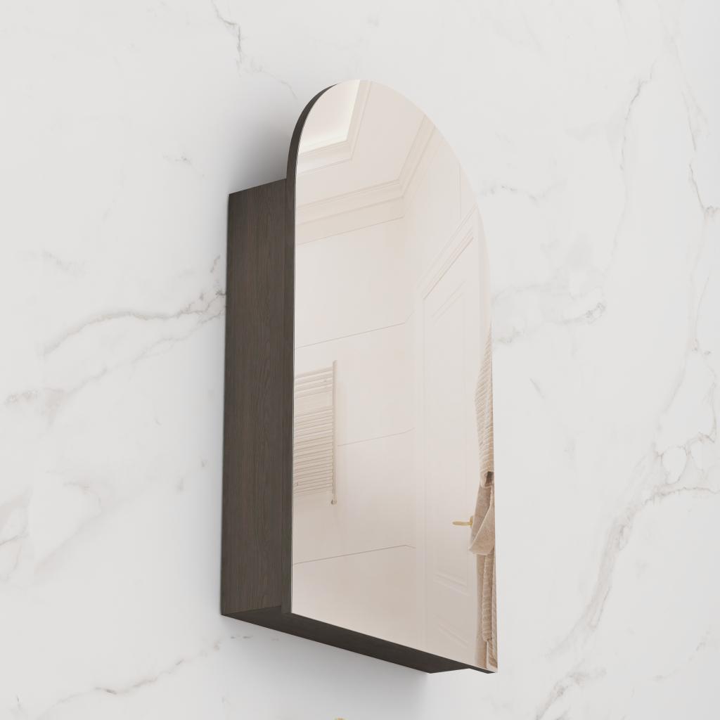 Arka - 600mm Smoked Onyx Shaving Cabinet