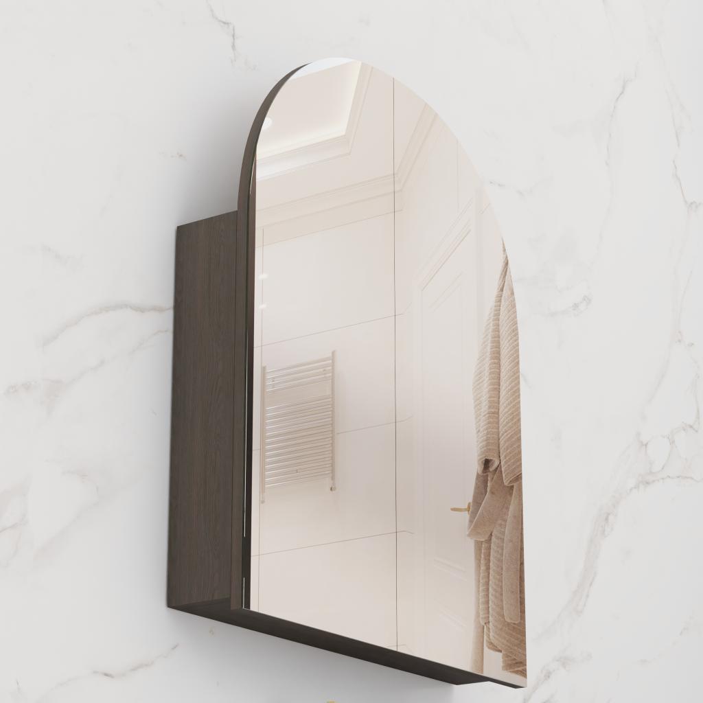 Arka - 800mm Smoked Onyx Shaving Cabinet