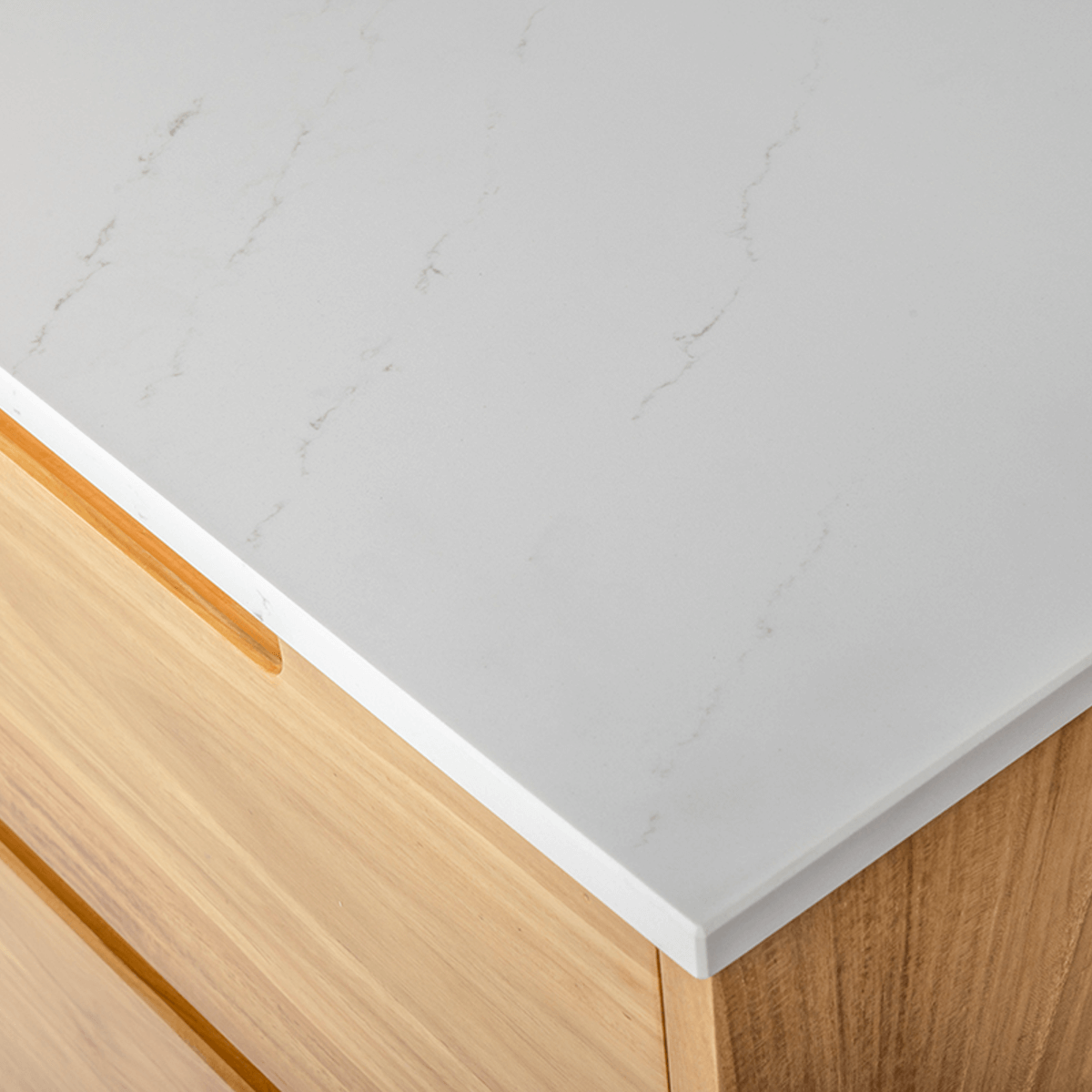 Avila - 900mm Blonde Teak Timber Vanity