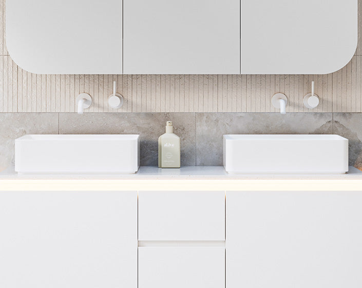 August Basin 500mm Gloss White