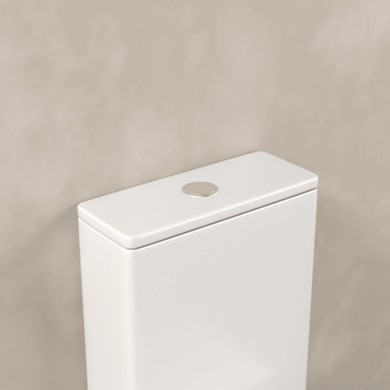 Azaria - Gloss White Rimless Toilet Suite w Soft-close Seat