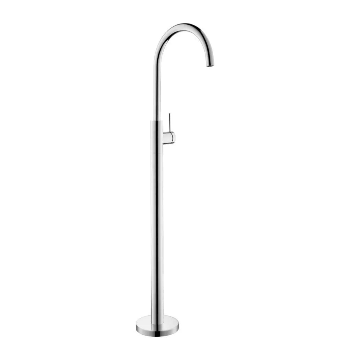 Mica - Polished Chrome Freestanding Bath Spout and Mixer