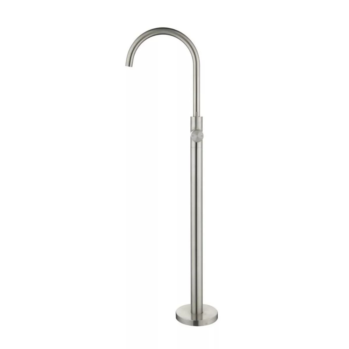 Mica - Brushed Nickel Freestanding Bath Spout and Mixer