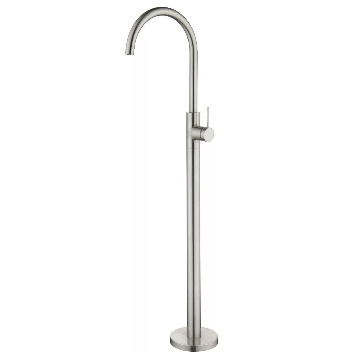 Mica - Brushed Nickel Freestanding Bath Spout and Mixer