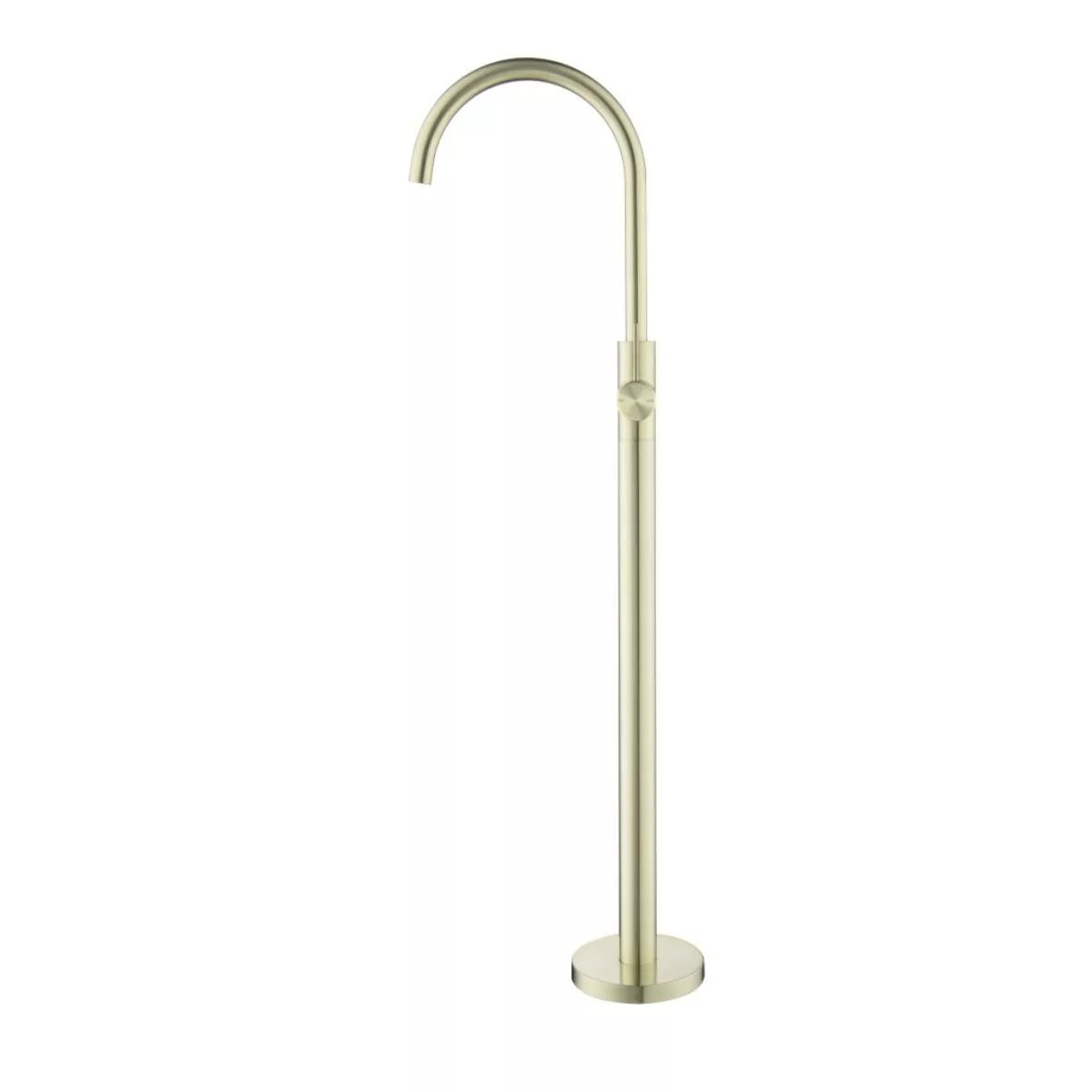 Mica - French Gold Freestanding Bath Spout and Mixer