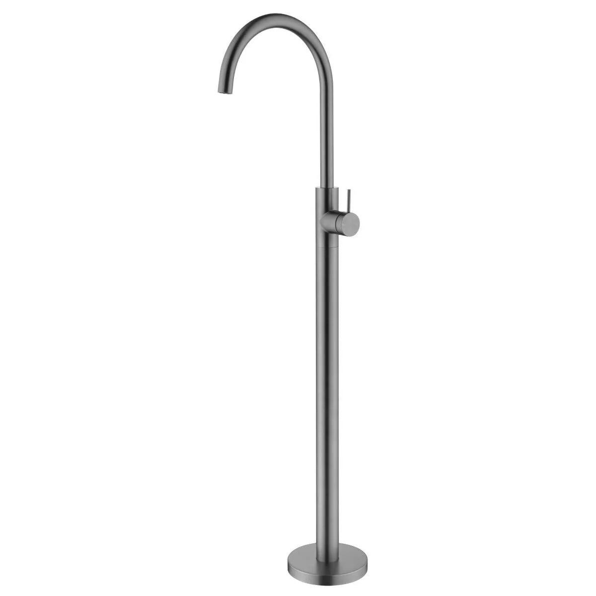 Mica - Gunmetal Freestanding Bath Spout and Mixer