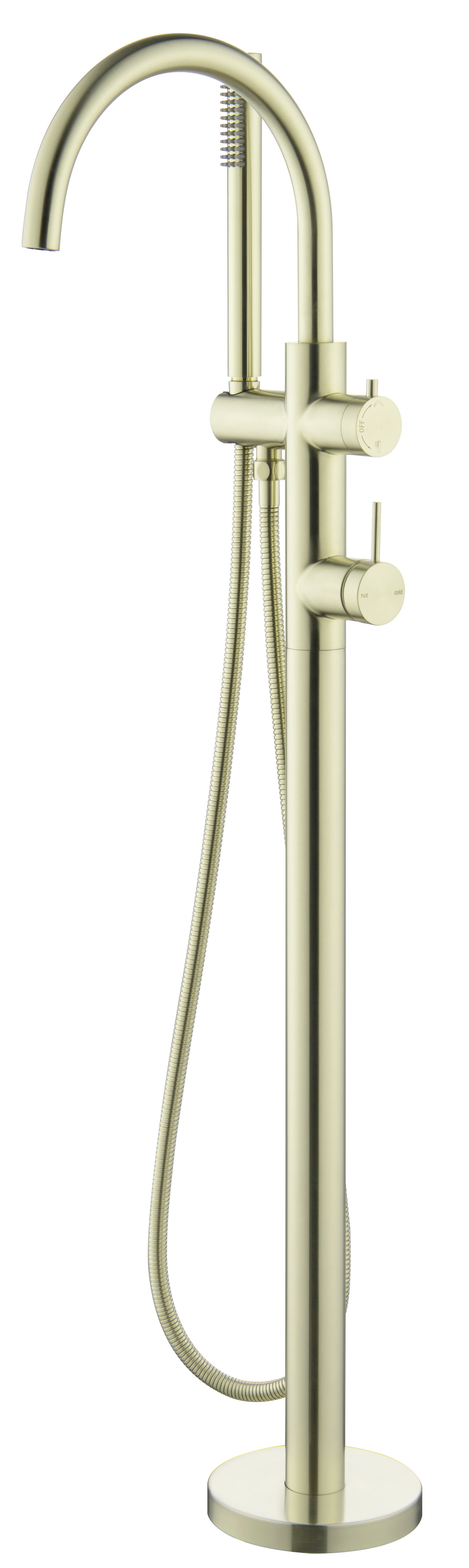 Mica - Freestanding Bath Mixer with Hand Shower
