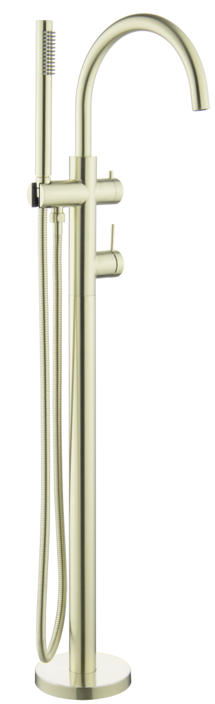 Mica - Freestanding Bath Mixer with Hand Shower