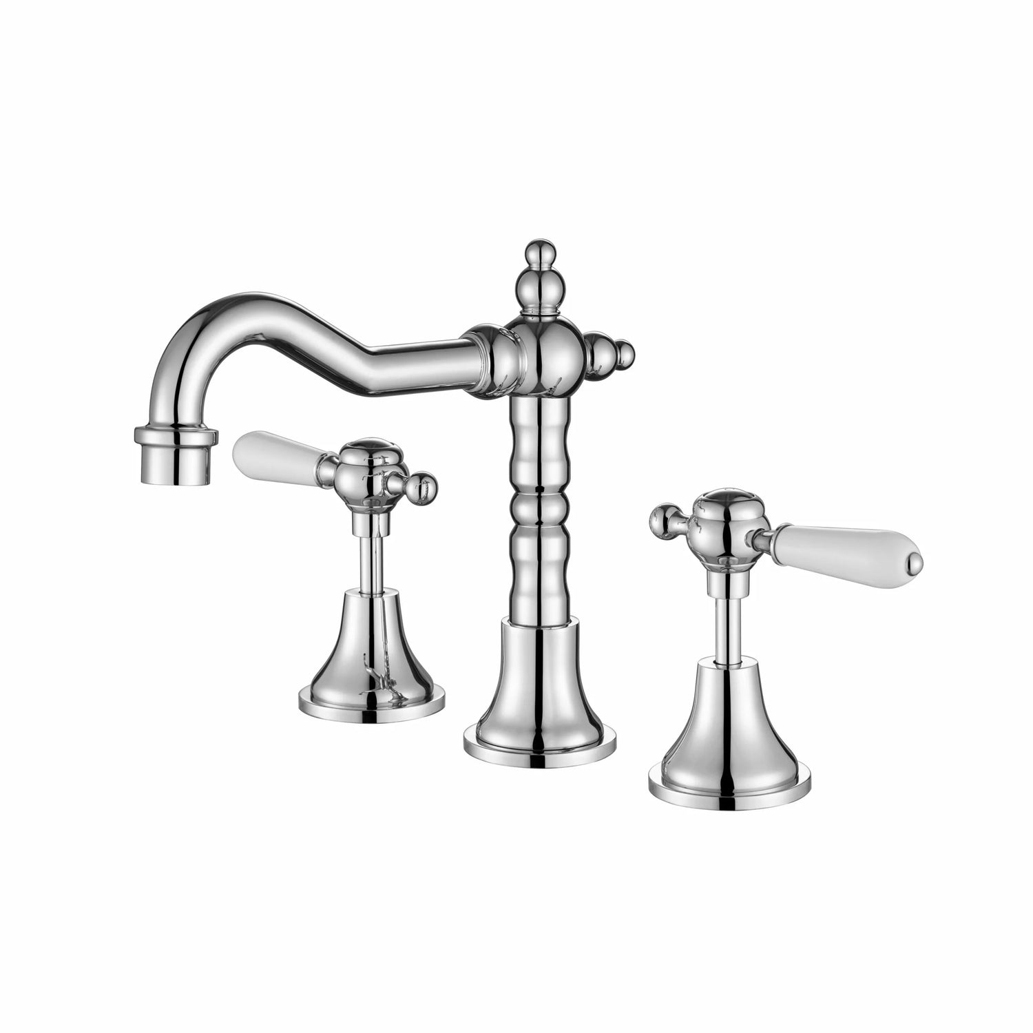 Bordeaux - Polished Chrome Basin Spout & Tap Set