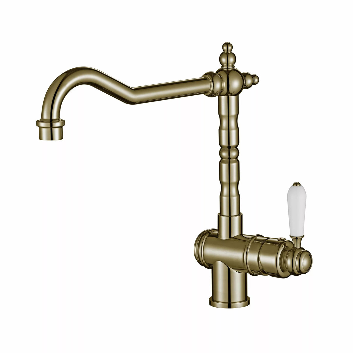 Bordeaux - Brushed Brass Kitchen Mixer