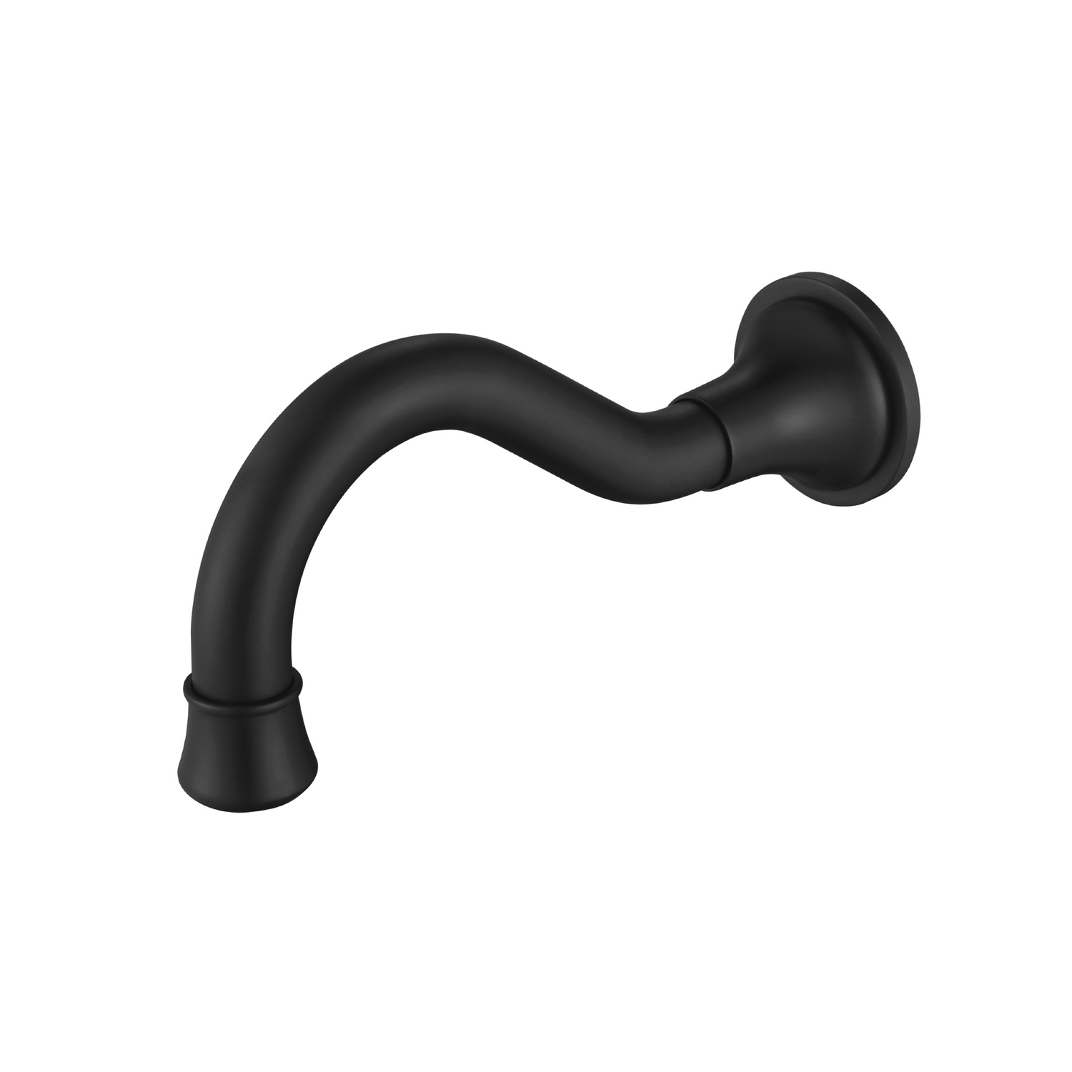 Bordeaux - Matte Black 200mm Bath Spout
