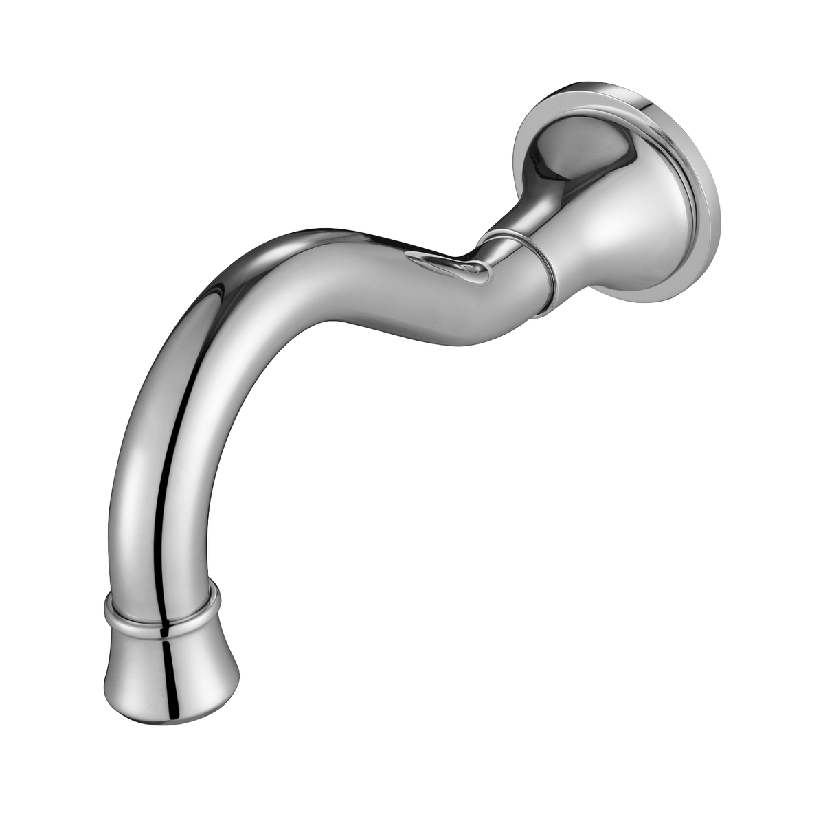 Bordeaux - Polished Chrome 200mm Bath Spout