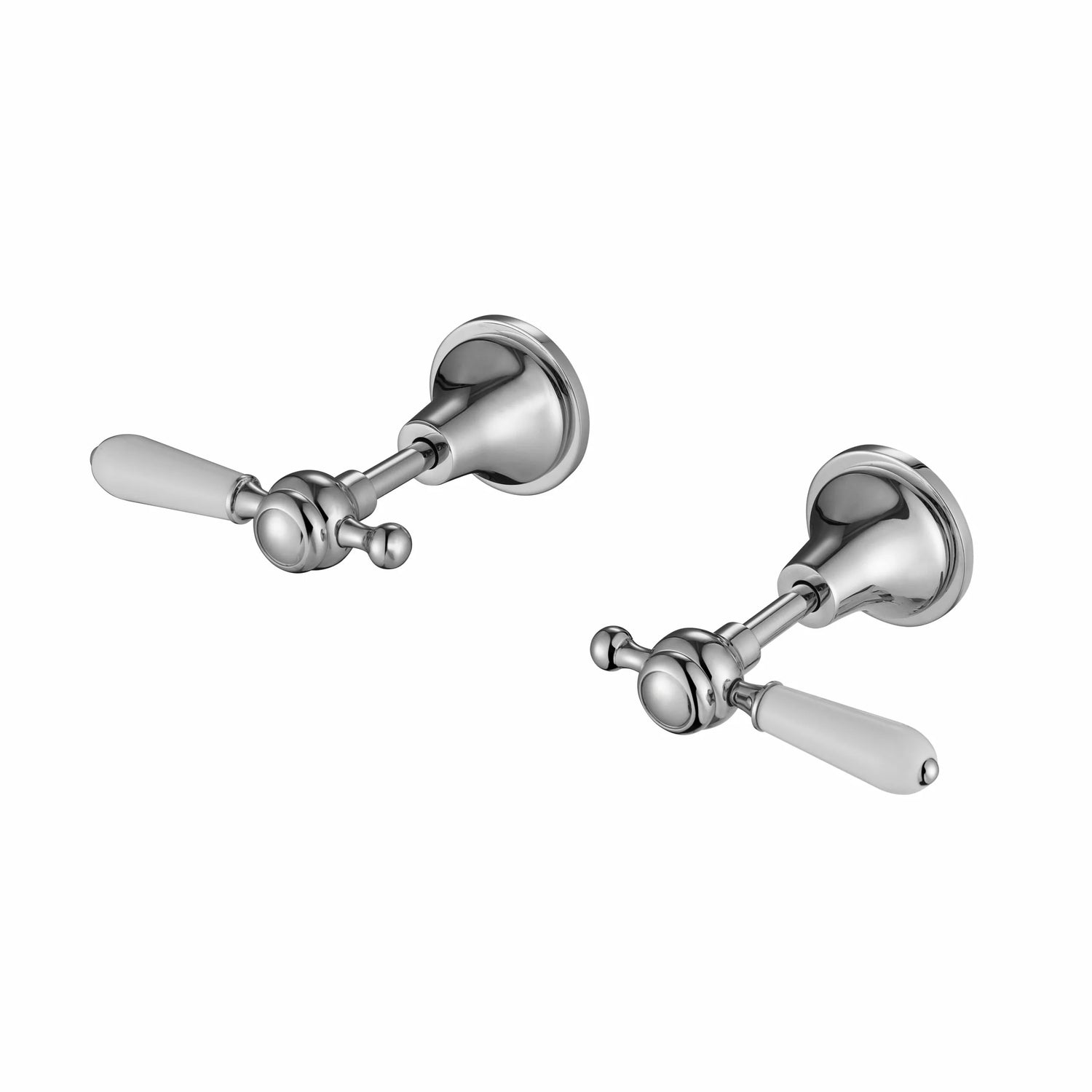 Bordeaux - Polished Chrome Quarter Turn Wall Top Assemblies
