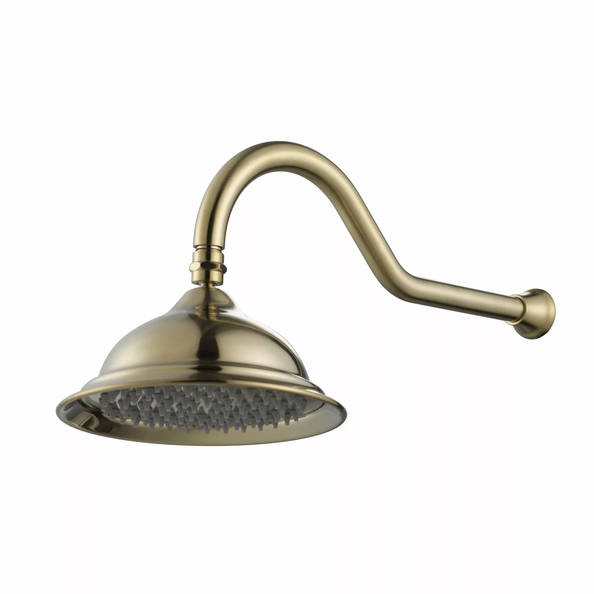 Bordeaux - Brushed Brass Shower Arm w Overhead Shower